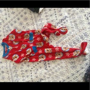 Toddlers fleece one piece footies